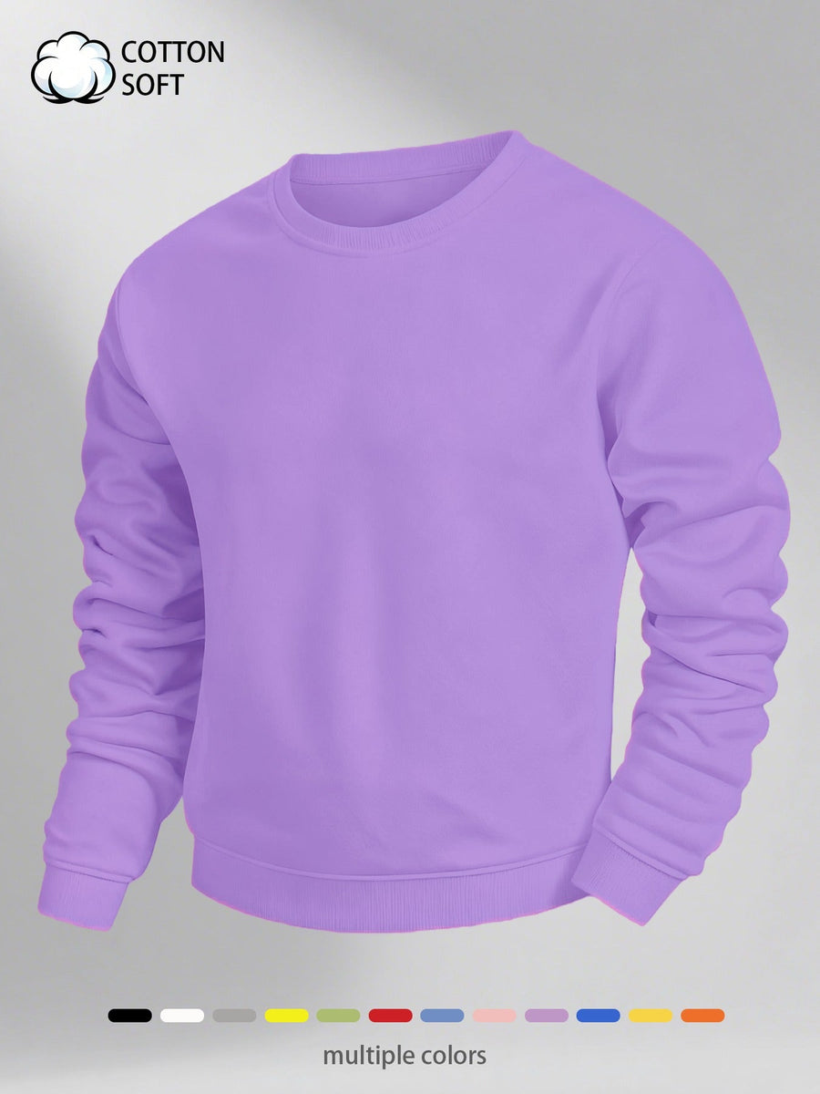 Men's Classic Crewneck Pullover Sweatshirt
