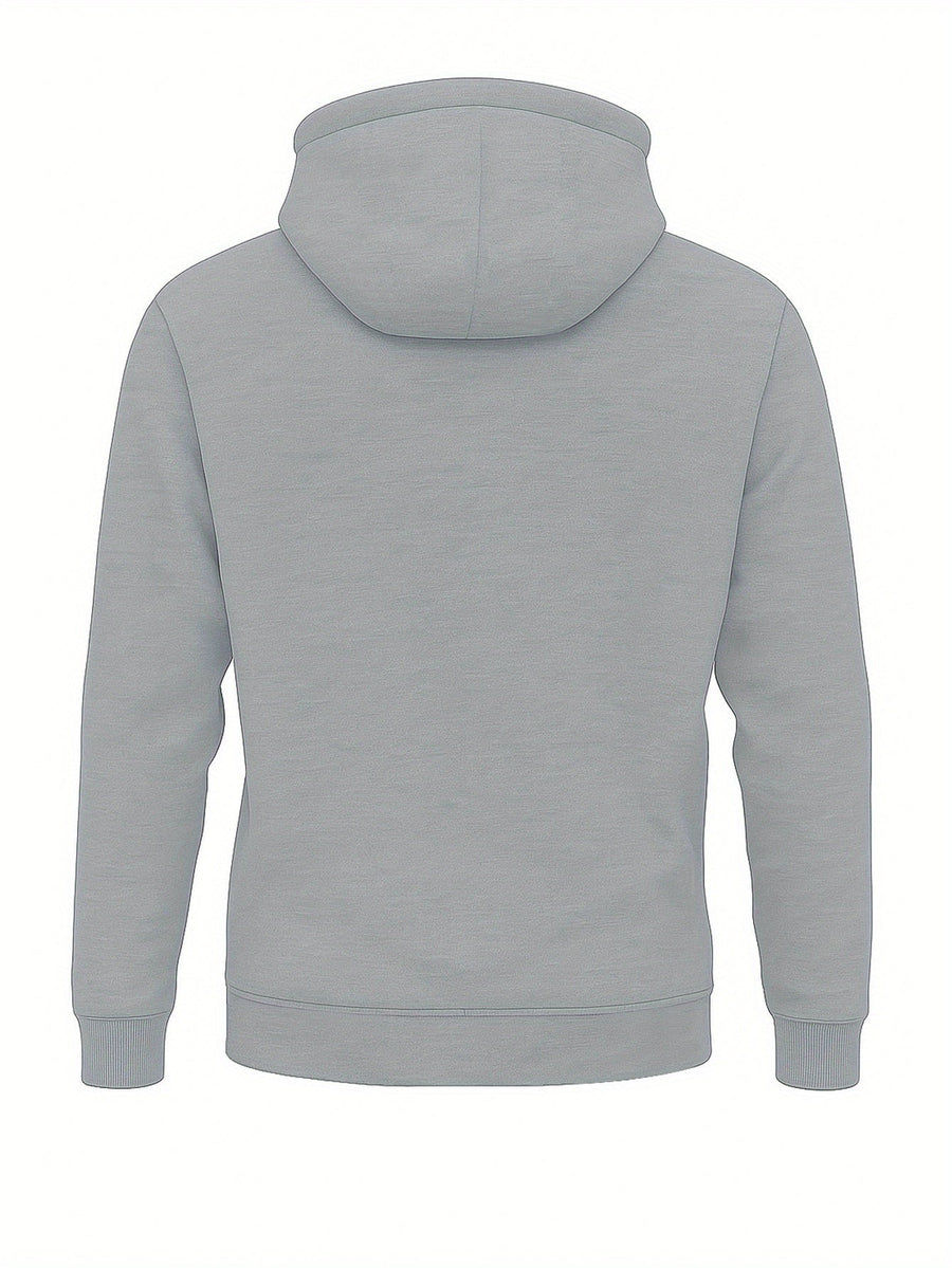 Unisex Hoodie med Halvdragkedja och Fickor, Flerfärgad