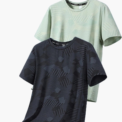 Herr T-shirt Set – Avslappnad Tropisk Stil, Perfekt för Vardagsbruk och Semester