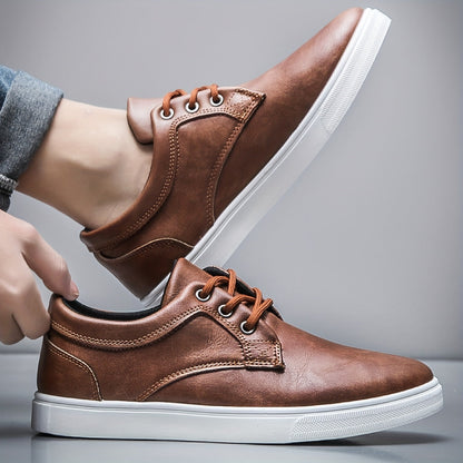 Herr Sneakers Sportiga Låga Fritidsskor med Klassisk Design för Vardag