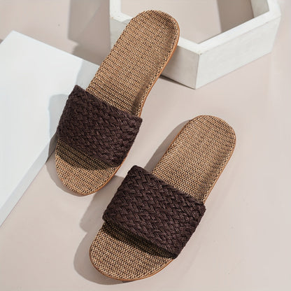 Dam Sandaler Slip-in Platta Häl Somriga Casual Tofflor