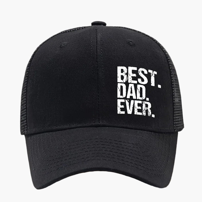 Herrkeps truckermodell med text – Best Dad Ever – Perfekt present till pappa