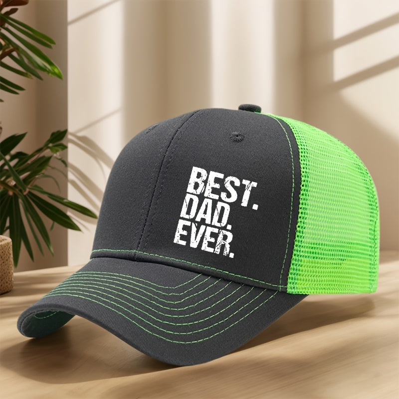Herrkeps truckermodell med text – Best Dad Ever – Perfekt present till pappa
