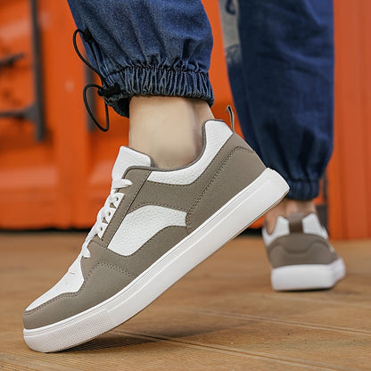 Herr Sneakers Låg Modell Preppy Stil för Vardagsbruk