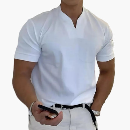 Herr Pikétröja Modern Stil för Vardag och Fritid