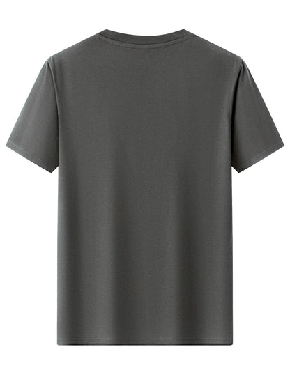 Herr T-shirt med tryck – Klassisk casual stil, grafiskt motiv, perfekt för vardagsbruk