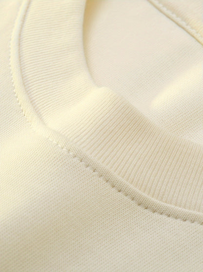 Herr Lounge-Set med Tryck – T-shirt och Shorts för Avslappnad Sommarstil
