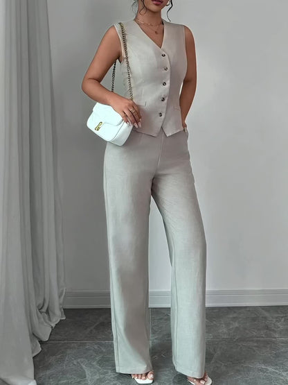 Damkostym Elegant Västdress för Kontor och Vardag