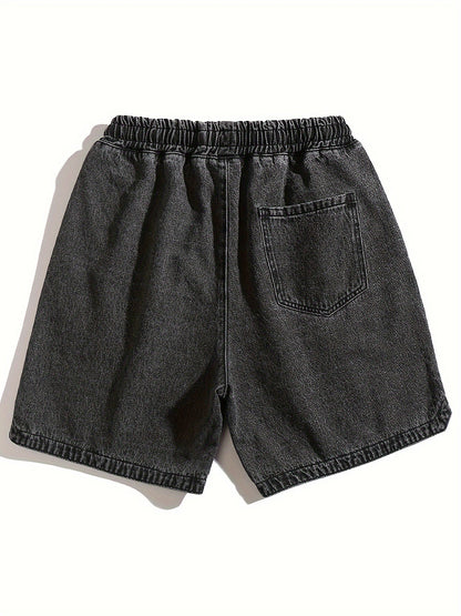 Herrarnas avslappnade löst sittande shorts för utomhus och vardagligt bruk