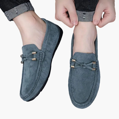 Herr Loafers Slip-on Casual Eleganta Skomode för Vardag och Streetwear
