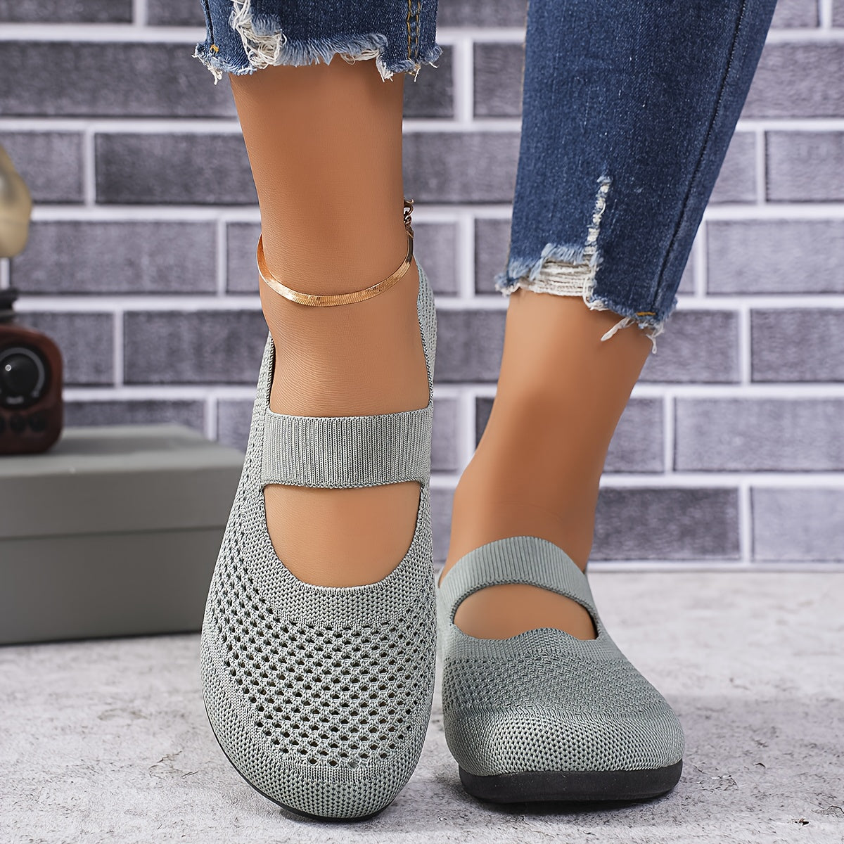 Dam Mary Jane Promenadskor – Bekväma och Flexibla Vardagsballerinas