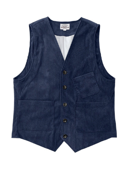 Herrväst i klassisk workwear-stil – elegant och mångsidig väst för arbete och fritid