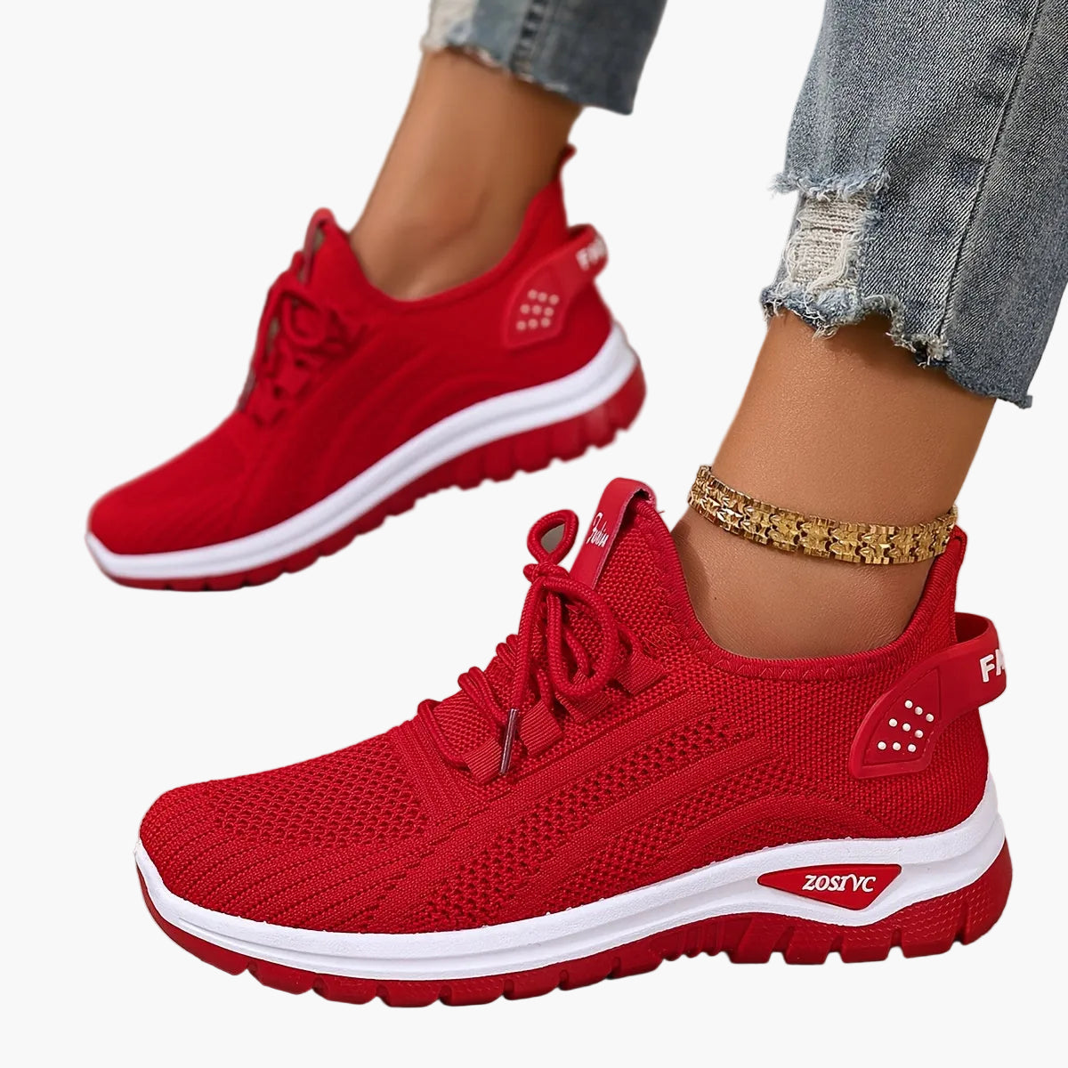 Dam Sneakers Sportiga Promenadskor Låg Modell för Vardag och Träning
