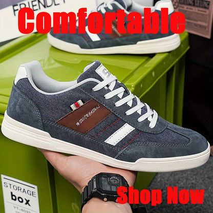 Herr Sneakers Sportig Vardagssko Retro Stil för Daglig Användning