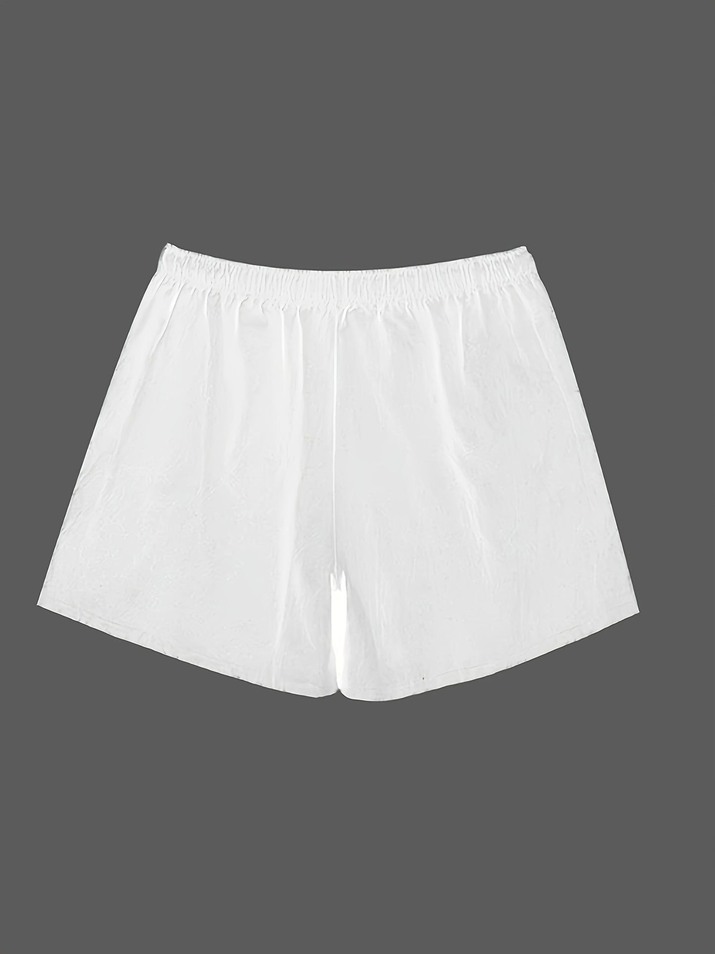 Herrshorts med dragsko – Boho stil för strand och fritid