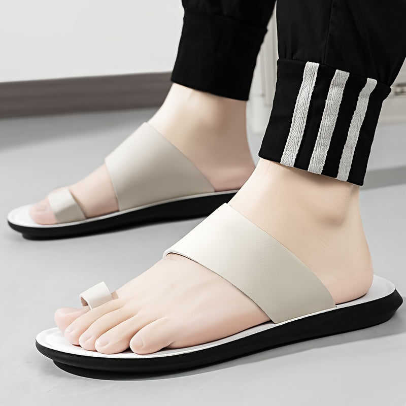 Herrarnas trendiga slip-in sandaler för vardag och fritid
