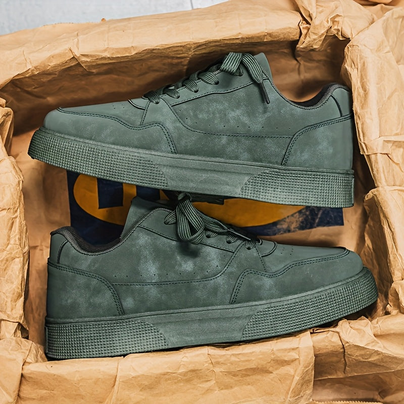 Herr Sneakers Låga Klassiska Streetstil Vardagsskor