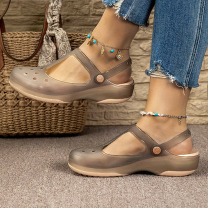 Dam Sandaler Plattform Mary Jane Stil – Bekväma och Stilrena Vardagsskor