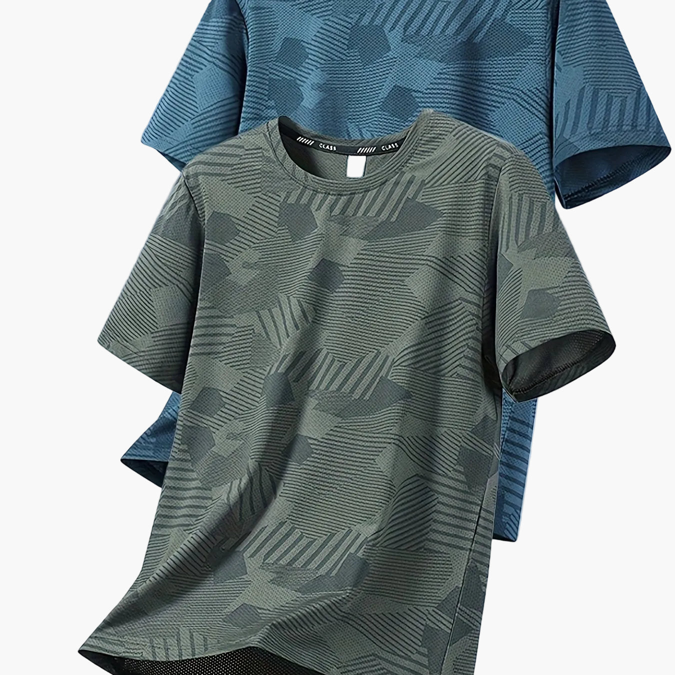 Herr T-shirt Set – Avslappnad Tropisk Stil, Perfekt för Vardagsbruk och Semester