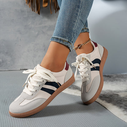 Dam Sneakers Retro Stil Vardagsskor Bekväma Träningsskor