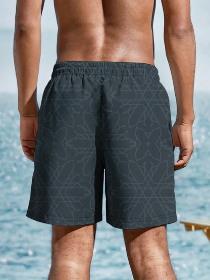 Herr Badshorts – Sportiga och Snygga Shorts för Strand och Pool