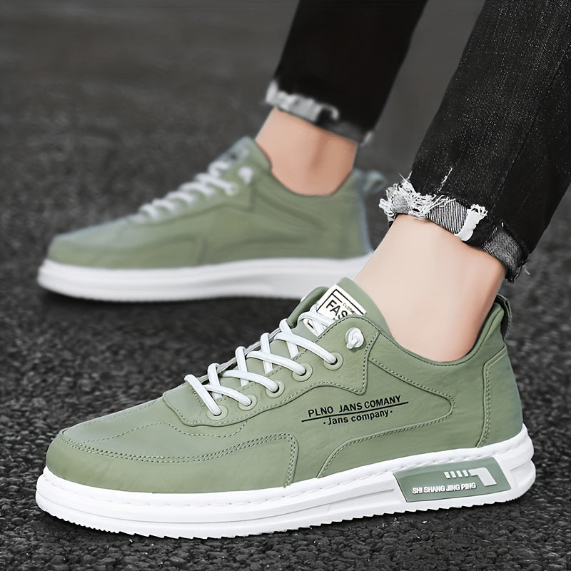 Herr Sneakers Låga Streetwear Modern Stil Vardagsbruk