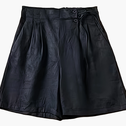 Dam Bermuda Shorts med Hög Midja och Avslappnad Passform – Perfekt för Sommarens Vardag
