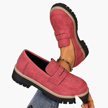 Damloafers med grov sula och modern design – Perfekta vardagsskor för stil och komfort