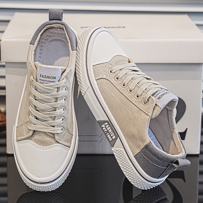 Herr Sneakers Låg Modell Retro Skatestil – Mode och Komfort för Vardagsbruk