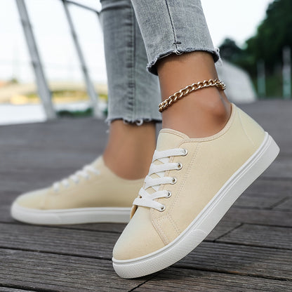 Dam Sneakers Låg Profil Vardagsskor Trendig Fritidsstil