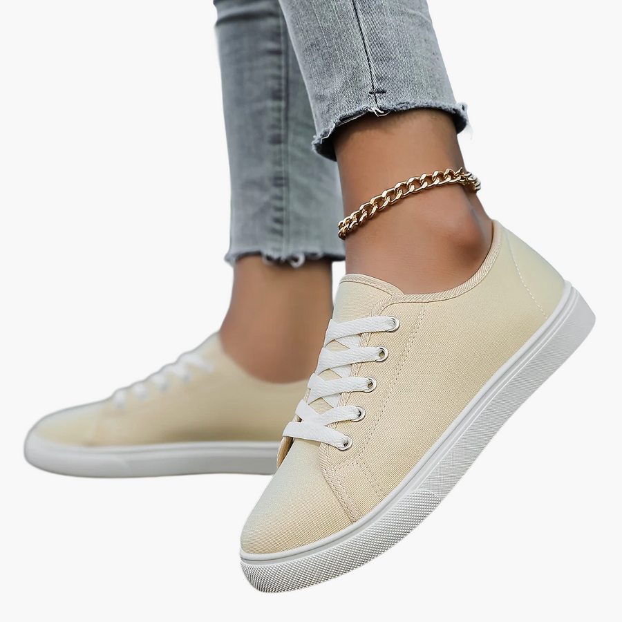 Dam Sneakers Låg Profil Vardagsskor Trendig Fritidsstil