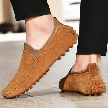 Herrloafers Slip-on Elegant Stil För Vardag och Bilkörning