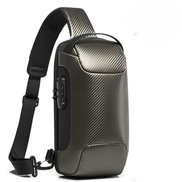 Charlotte – Unisex Anti-stöld Crossbody-väska med Laddare