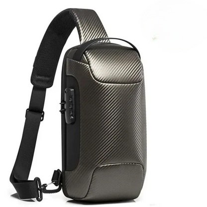 Charlotte – Unisex Anti-stöld Crossbody-väska med Laddare