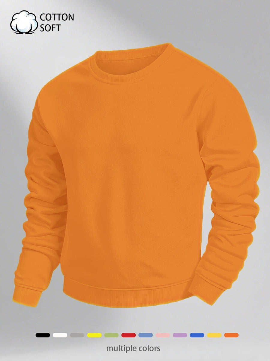 Men's Classic Crewneck Pullover Sweatshirt