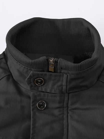 Ted – Vinterjacka med Fleece Foder och Flera Fickor