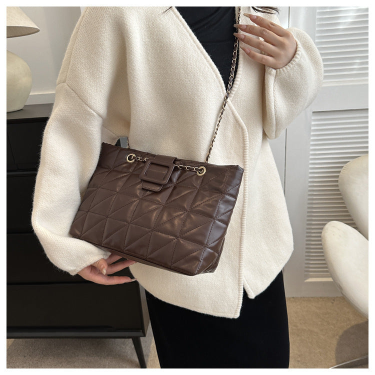 Victoria – Trendig Chict Chanel-stil Rombformad Kedjeväska
