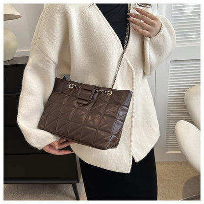 Victoria – Trendig Chict Chanel-stil Rombformad Kedjeväska