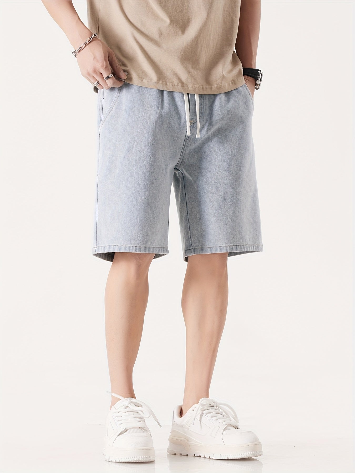 Herr Bermuda Shorts Loose Fit – Avslappnad Vardagsstil
