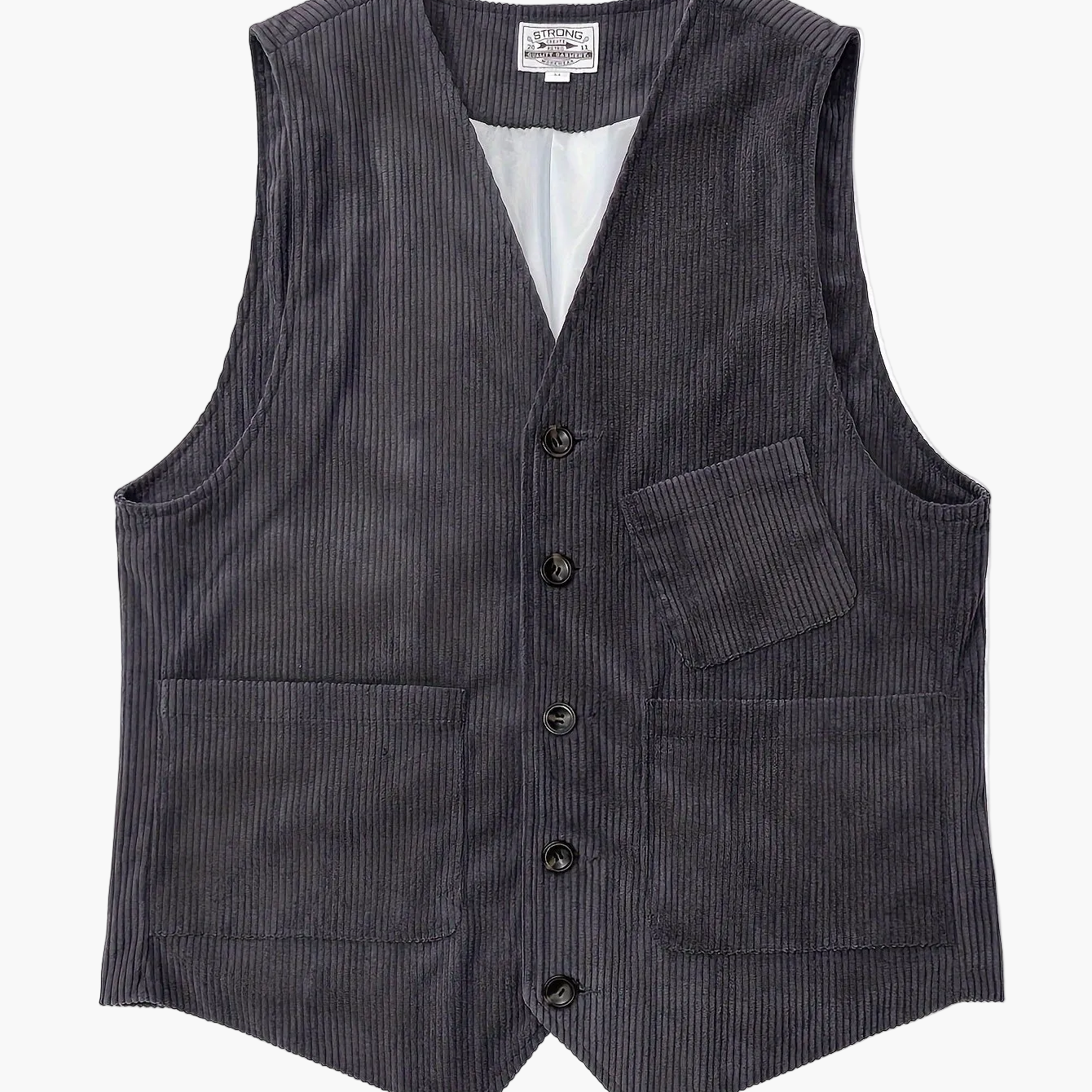 Herrväst i klassisk workwear-stil – elegant och mångsidig väst för arbete och fritid