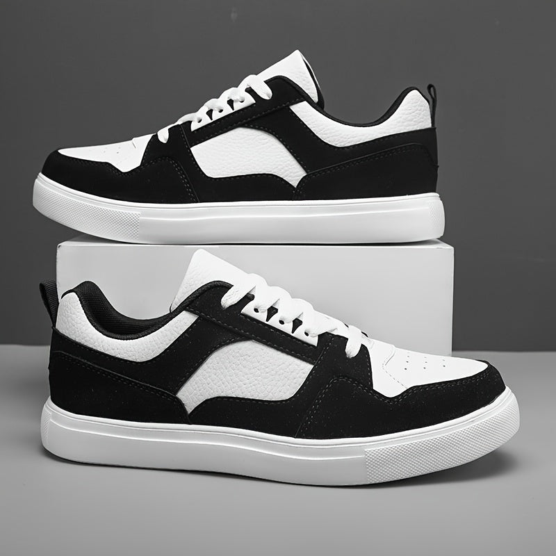 Herr Sneakers Låg Modell Preppy Stil för Vardagsbruk