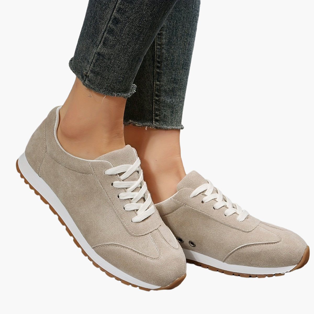 Dam Sneakers Sportig Vardagssko för Promenad och Fritid