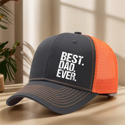 Herrkeps truckermodell med text – Best Dad Ever – Perfekt present till pappa
