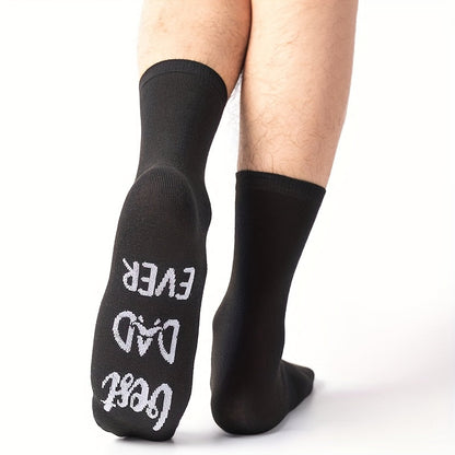 Herrsockor med text – Best Dad Ever – Rolig present till pappa, vardags- och hemmabruk