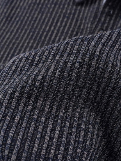 Herr Pikétröja Kortärmad Modern Textur Stil för Vardags- och Fritidsbruk