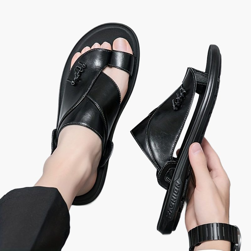 Herr Tofflor Slip-On Sandaler Casual Stil – Perfekta för Vardagsbruk och Avkoppling
