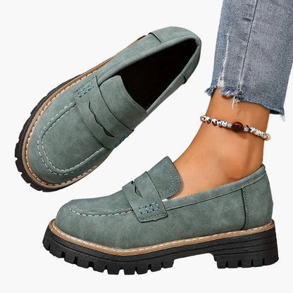 Damloafers med grov sula och modern design – Perfekta vardagsskor för stil och komfort