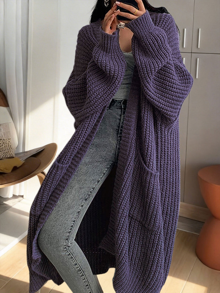 Women's Oversized Longline Knit Cardigan