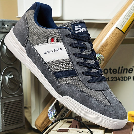 Herr Sneakers Sportig Vardagssko Retro Stil för Daglig Användning