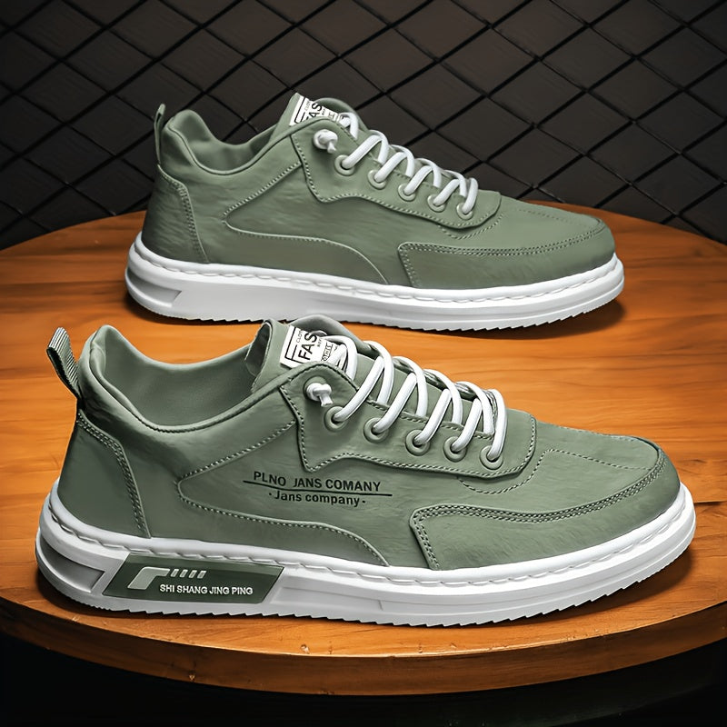 Herr Sneakers Låga Streetwear Modern Stil Vardagsbruk